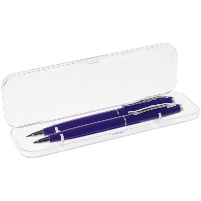 Купить Набор Phrase: ручка и карандаш, фиолетовый с нанесением