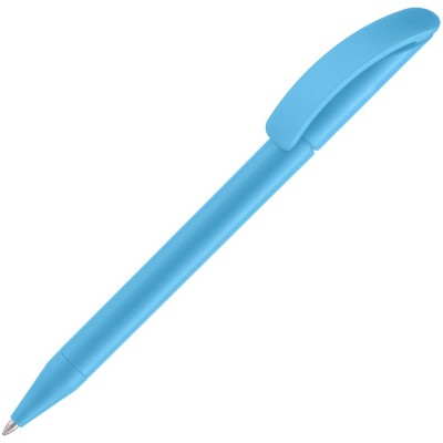 Купить Ручка шариковая Prodir DS3 TMM, голубая матовая с нанесением