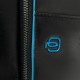 Купить Сумка с отделением для ноутбука Piquadro Blue Square, черная с нанесением логотипа