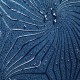 Купить Зонт-трость Magic с проявляющимся цветочным рисунком, темно-синий с нанесением логотипа