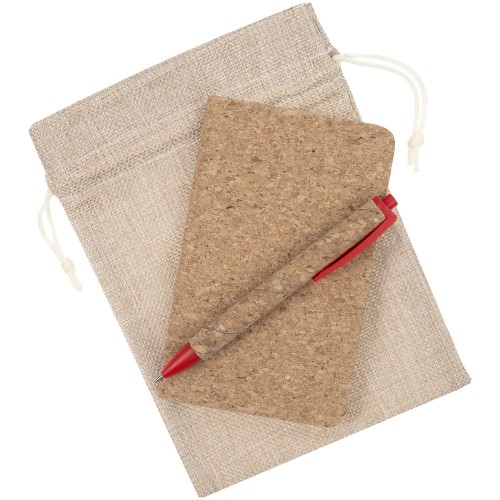 Купить Набор Corkness, красный с нанесением логотипа