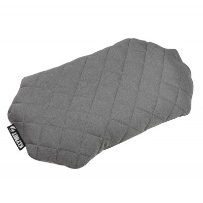 Купить Надувная подушка Pillow Luxe, серая с нанесением логотипа