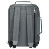 Купить Рюкзак для ноутбука 2 в 1 twoFold, серый с темно-серым с нанесением логотипа