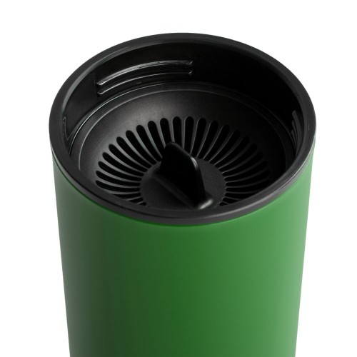 Купить Термостакан fixMug, зеленый с нанесением логотипа