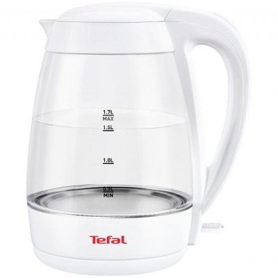 Купить Чайник Glass Kettle, белый с нанесением