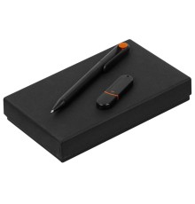 Набор YourDay Black, черно-оранжевый