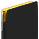 Купить Ежедневник Flexpen Black, недатированный, черный с желтым с нанесением логотипа