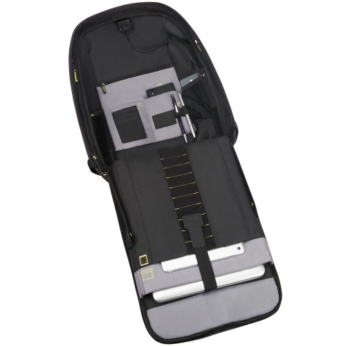Купить Рюкзак для ноутбука Securipak, черный с нанесением логотипа