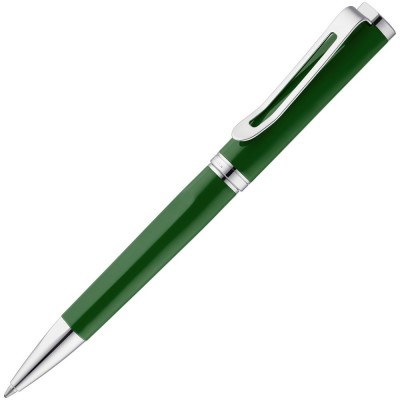 Купить Ручка шариковая Phase, зеленая с нанесением