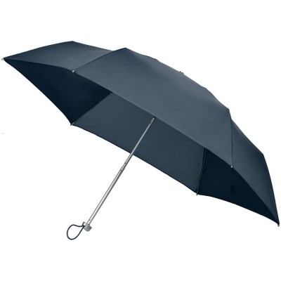 Купить Складной зонт Alu Drop S, 3 сложения, механический, синий с нанесением