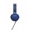 Купить Наушники Sony XB-550, синие с нанесением логотипа