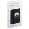 Купить Аккумулятор с беспроводной зарядкой markBright Megapolis, 8000 мАч, черный с нанесением логотипа