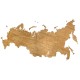 Купить Деревянная карта России, дуб с нанесением логотипа