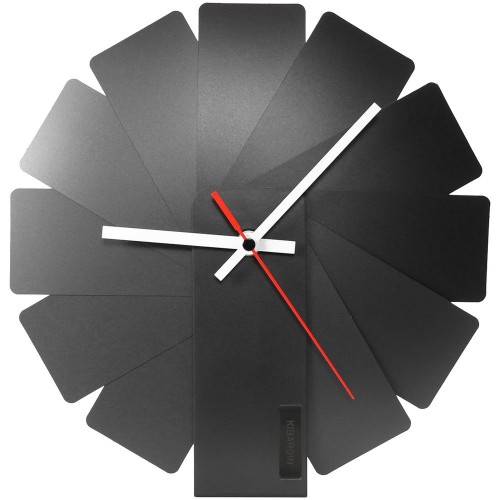 Купить Часы настенные Transformer Clock. Black & Black с нанесением логотипа