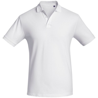Купить Рубашка поло мужская Inspire, белая с нанесением логотипа
