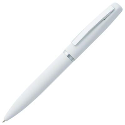 Купить Ручка шариковая Bolt Soft Touch, белая с нанесением