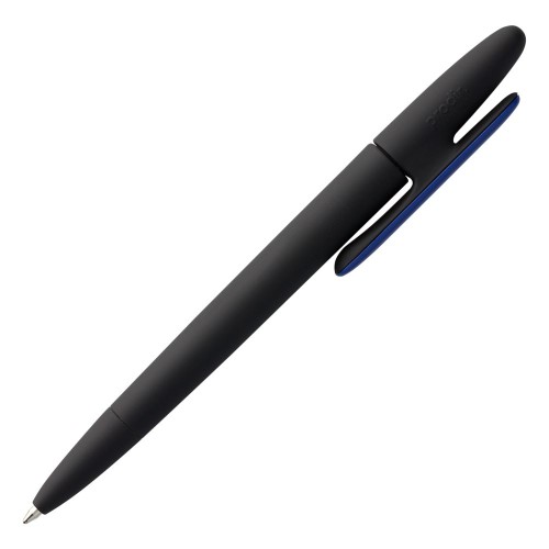 Купить Ручка шариковая Prodir DS5 TRR-P Soft Touch, черная с синим с нанесением логотипа Купить Ручка шариковая Prodir DS5 TRR-P Soft Touch, черная с синим с нанесением логотипа
