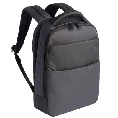 Купить Рюкзак для ноутбука Qibyte Laptop Backpack, темно-серый с черными вставками с нанесением