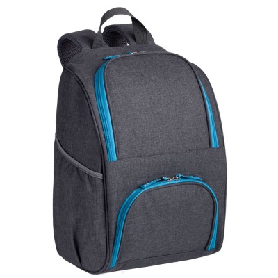 Купить Изотермический рюкзак Liten Fest, серый с синим с нанесением