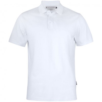 Купить Рубашка поло мужская Sunset, белая с нанесением логотипа