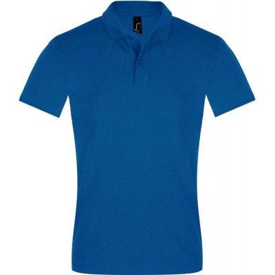 Купить Рубашка поло мужская PERFECT MEN 180 ярко-синяя с нанесением