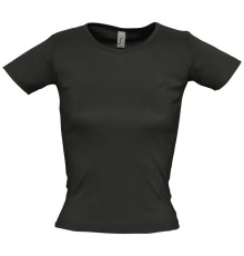 Футболка женская с круглым вырезом LADY 220 черная