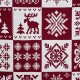 Купить Плед Norse, бордовый с белым с нанесением логотипа