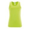 Купить Майка женская SPORTY TT WOMEN, зеленое яблоко с нанесением логотипа
