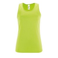 Майка женская SPORTY TT WOMEN, зеленое яблоко