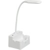 Купить Настольная лампа с подставкой для ручек tidyFlex, белая с нанесением логотипа