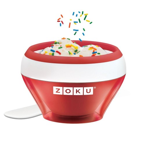 Купить Мороженица Ice Cream Maker, красная с нанесением логотипа
