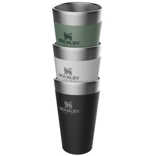 Купить Стакан Stanley Adventure Pint, зеленый с нанесением логотипа