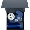 Купить Коробка Eco Style, синяя с нанесением логотипа