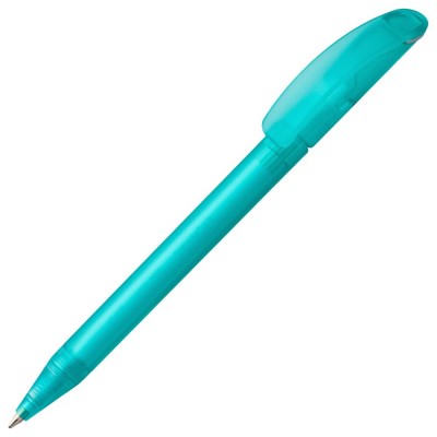 Купить Ручка шариковая Prodir DS3 TFF Ring, бирюзовая с серым с нанесением логотипа
