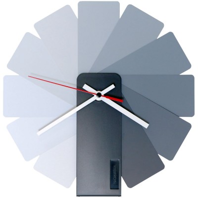 Купить Часы настенные Transformer Clock. Black & Monochrome с нанесением логотипа