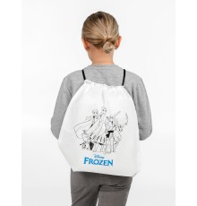 Рюкзак-раскраска с мелками Frozen, белый