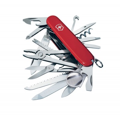 Купить Офицерский нож SWISSCHAMP 91, красный с нанесением логотипа