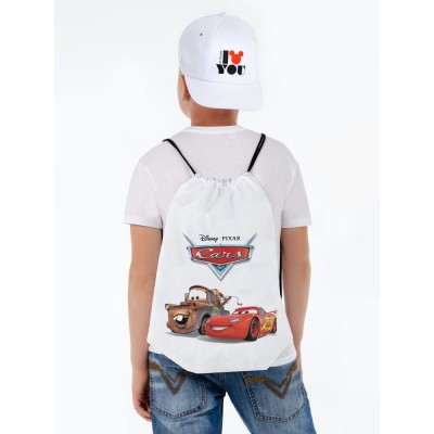 Купить Рюкзак McQueen and Mater, белый с нанесением логотипа