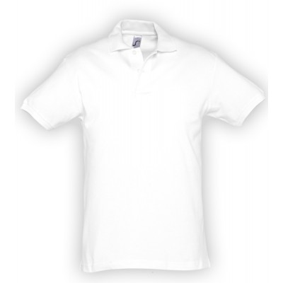 Купить Рубашка поло мужская SPIRIT 240, белая с нанесением