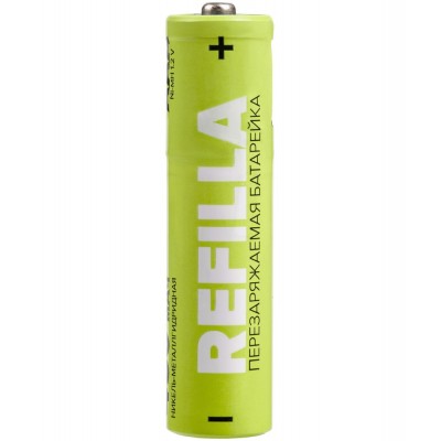 Купить Набор перезаряжаемых батареек Refilla AA, 1000 мАч с нанесением
