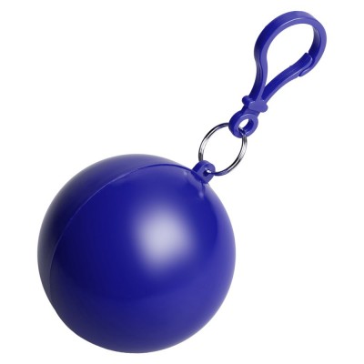 Купить Дождевик в круглом футляре NIMBUS, синий с нанесением логотипа
