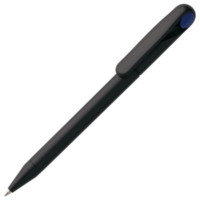 Купить Ручка шариковая Prodir DS1 TMM Dot, черная с синим с нанесением логотипа