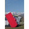 Купить Надувной коврик Insulated Static V Luxe, красный с нанесением логотипа