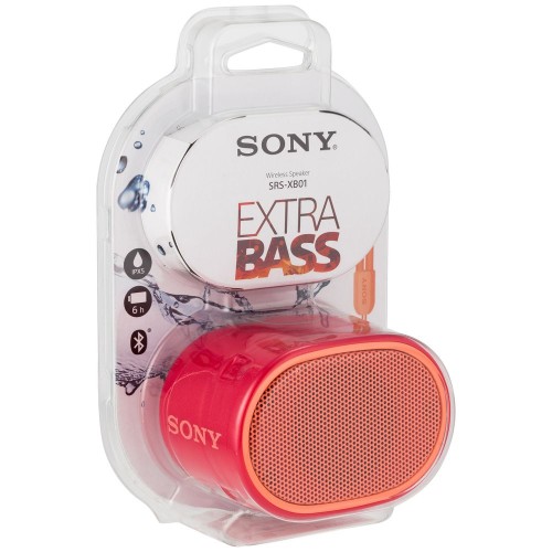 Купить Беспроводная колонка Sony SRS-01, красная с нанесением логотипа Купить Беспроводная колонка Sony SRS-01, красная с нанесением логотипа