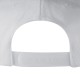 Купить Бейсболка Unit Snapback с прямым козырьком, белая с нанесением логотипа
