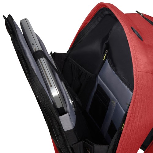 Купить Рюкзак для ноутбука Securipak, красный с нанесением логотипа
