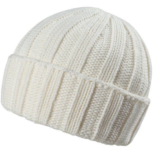 Купить Шапка Chain Stroll, молочно-белая с нанесением логотипа