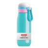 Купить Вакуумная бутылка для воды Zoku, бирюзовая с нанесением логотипа