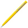 Купить Ручка шариковая Euro Chrome, желтая с нанесением логотипа