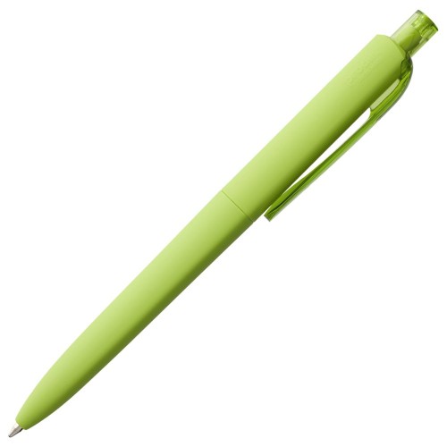Купить Ручка шариковая Prodir DS8 PRR-T Soft Touch, зеленая с нанесением логотипа
